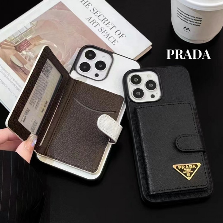 Prada プラダレディース向けiphone15/14/13Proケースかわいいアイフォン15プロ/14/13カバーハイエンドiphone15Pro Max/14plusカバー