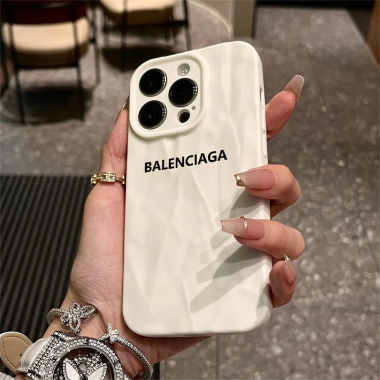 Balenciaga バレンシアガハイブランドアイフォン16 15プロ/14/13スマホケース男女兼用携帯カバーiphone16/15/14/13Pro Maxかわいいアイフォン16/15プロ/14/13カバー