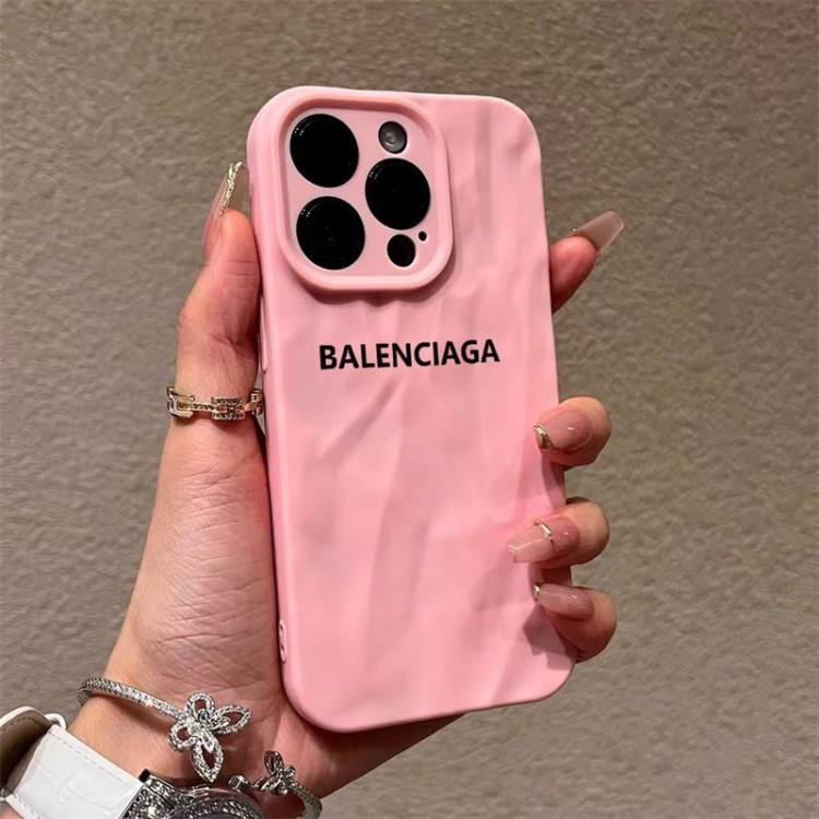 Balenciaga バレンシアガハイブランドアイフォン16 15プロ/14/13スマホケース男女兼用携帯カバーiphone16/15/14/13Pro Maxかわいいアイフォン16/15プロ/14/13カバー