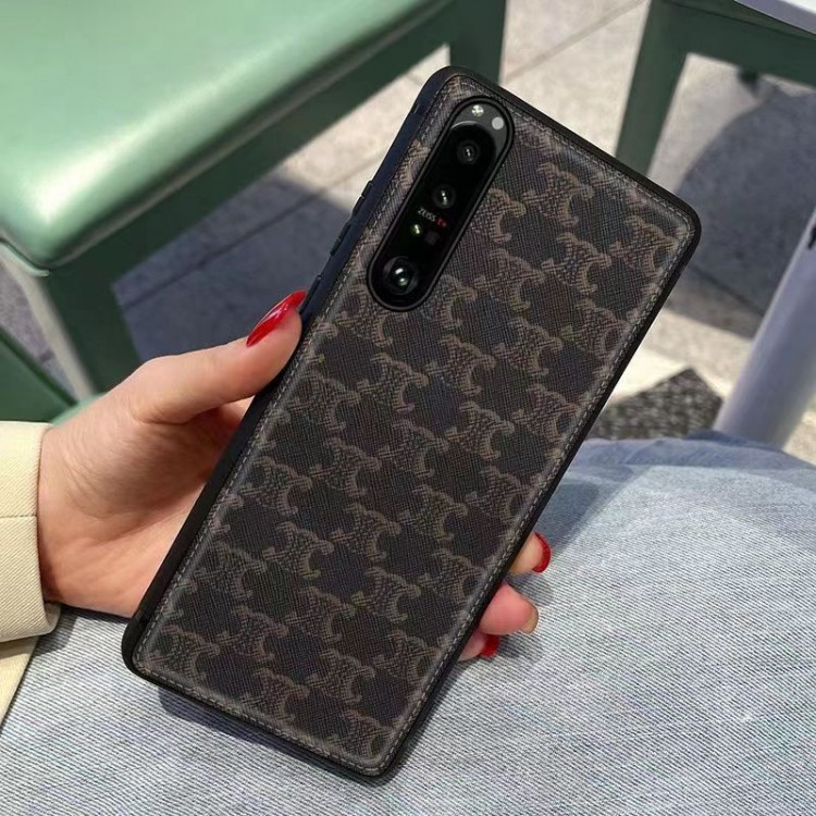 CELINE セリーヌブランドxperia 1/10 v/1 iv ギャラクシーs23 アイホン14 15スマホケースxperia 1 v/10 v/1 iv/5 ivメンズレディースケースブランドxperia 1 v/10 v/1 iv/5 iv携帯カバーハイエンドスマホケースxperia 1 iv/5 iv/5 v