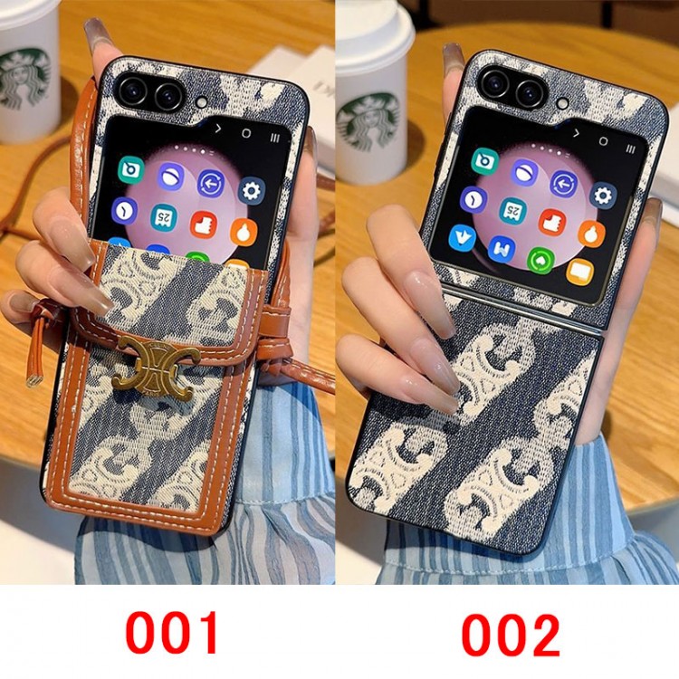 CELINE セリーヌハイブランドgalaxy z flip6 5/z flip4折りたたみケースgalaxy z flip5 4 3 ハイブランドケースハイエンドギャラクシーgalaxy z flip6 5 4 3スマホケースファッションgalaxy z flip6 5/z flip4/z flip3ケースブランド