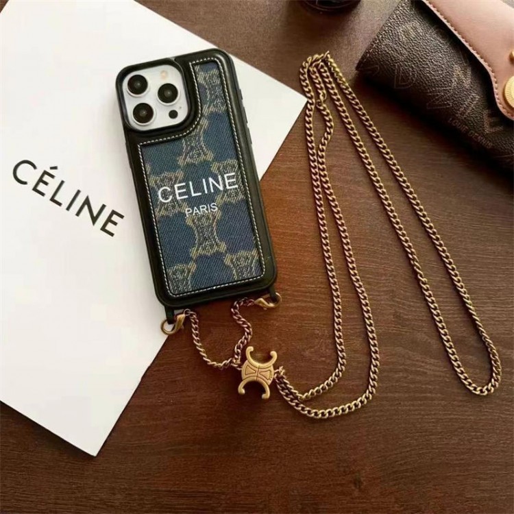 CELINE セリーヌブランドiphone16/15/14Proメンズケースかわいいアイフォン16/15プロ/14/13カバーiphone16/15/14ブランドケースメンズレディース