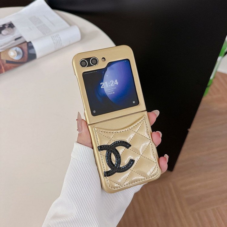 Chanel シャネルハイブランドgalaxy z flip6 5/z flip4/z flip3折りたたみケースハイエンドギャラクシーz flip6 5 4 3スマホケース ブランド携帯ケース高級感galaxyz flip5/z flip4/3ブランドケース