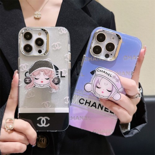 Chanel シャネル iphone16/15/14/13 Pro Maxケースブランドコピー かわいい iphone16/15/14/13Proブランドスマホケース レディース向け iphone16/15/14/13Proケース