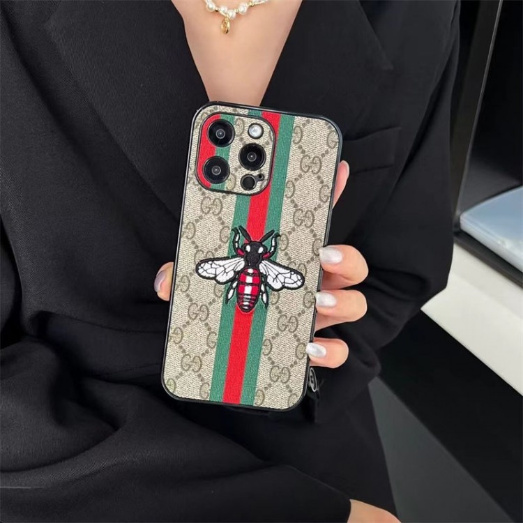 Gucci グッチ男女兼用携帯カバーiphone16/15/14/13Pro Maxかわいいアイフォン16/15プロ/14/13カバーiphone16/15/14ブランドケースメンズレディース