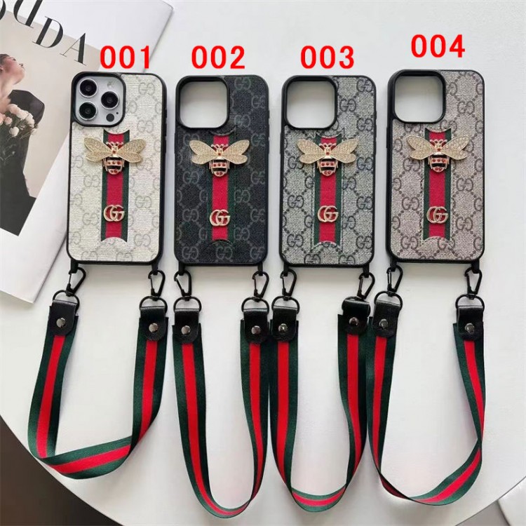 Gucci グッチiphone16/15/14/13Proブランドスマホケースiphone16/15/14ブランドケースメンズレディースハイエンドiphone16/15Pro Max/14plusカバー