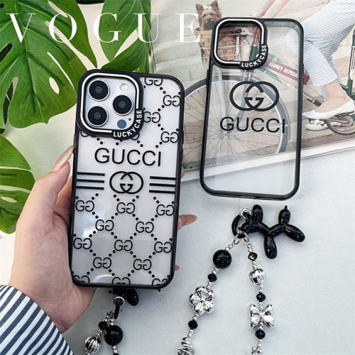 Gucci グッチレディース向けiphone16/15/14/13Proケース かわいい アイフォン16/15プロ/14/13カバーiphone16/15/14ブランドケースメンズレディース