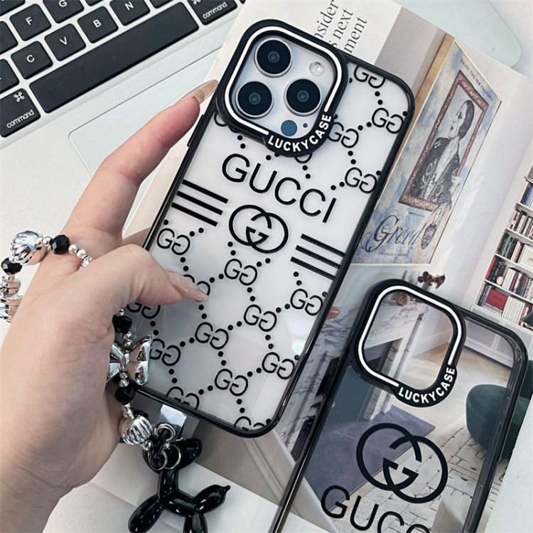 Gucci グッチレディース向けiphone16/15/14/13Proケース かわいい アイフォン16/15プロ/14/13カバーiphone16/15/14ブランドケースメンズレディース