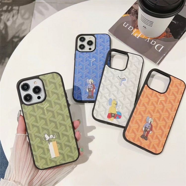 Goyard ゴヤールレディース向けiphone16/15/14/13Proケースiphone16/15/14ブランドケースメンズレディースハイエンドiphone16/15Pro Max/14plusカバー