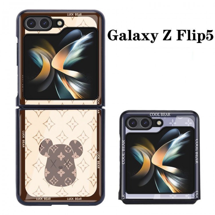 Lv ルイヴィトン kaws カウズ ハイエンドギャラクシーgalaxy z flip6 5 4 3スマホケース ブランド携帯ケースファッションgalaxy z flip6 5/z flip4/z flip3ケースブランドメンズレディースケース