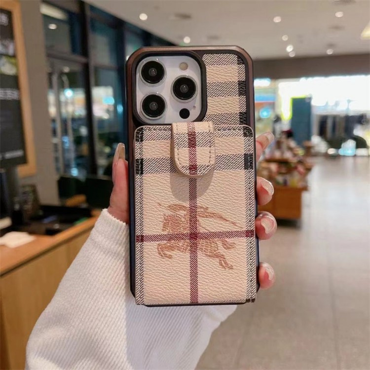 Burberry バーバリーハイブランドアイフォン16 15プロ/14/13スマホケースブランドiphone16/15/14Proメンズケースハイエンドiphone16/15Pro Max/14plusカバー