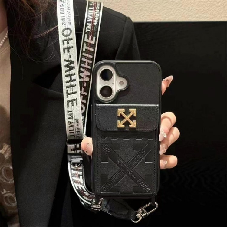 Off-White オフホワイトハイブランドアイフォン16 15プロ/14/13スマホケースiphone16/15/14/13Proブランドスマホケースハイエンドiphone16/15Pro Max/14plusカバー