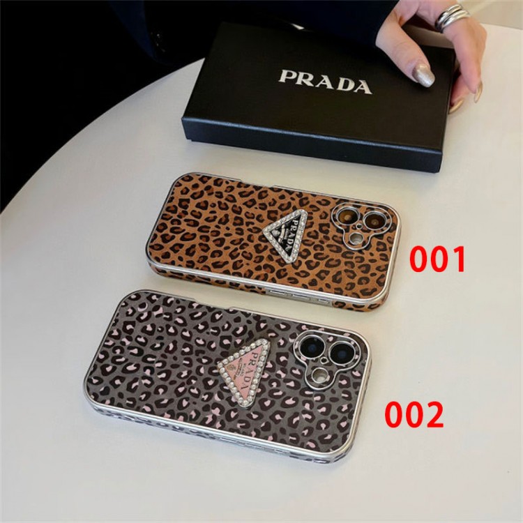 Prada プラダ ハイブランドアイフォン16 15プロ/14/13スマホケース男女兼用携帯カバーiphone16/15/14/13Pro Maxかわいいアイフォン16/15プロ/14/13カバー