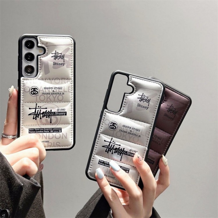 Stussy ステューシー高級感galaxy s24 ultra s25+アイフォン14 15 16ブランドケースギャラクシーs23ultra s24 plus保護カバー高品質ギャラクシーs23 s24 ultraブランドケース男性愛用galaxy s23/s24ブランドケース女性向け