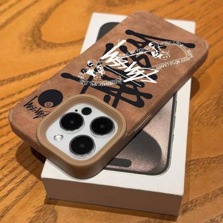 Stussy ステューシーiphone16/15/14/13 Pro Maxケースブランドコピーレディース向けiphone16/15/14/13Proケースiphone16/15/14ブランドケースメンズレディース