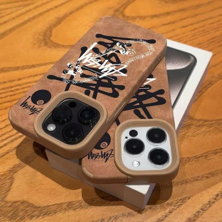 Stussy ステューシーiphone16/15/14/13 Pro Maxケースブランドコピーレディース向けiphone16/15/14/13Proケースiphone16/15/14ブランドケースメンズレディース