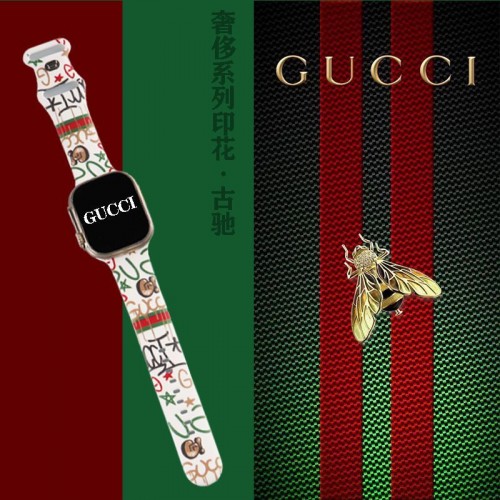 Gucci グッチ アップルウォッチ ultra 49mmブランドベスト男性向けアップルウオッチ se2/7 8 9 10スポーツベルト 上質ブランド apple watch ultra 2 49mmシリコンバンド 痛くないApple Watch 9 10 ultra/8/7/6ブランドベルト 流行り