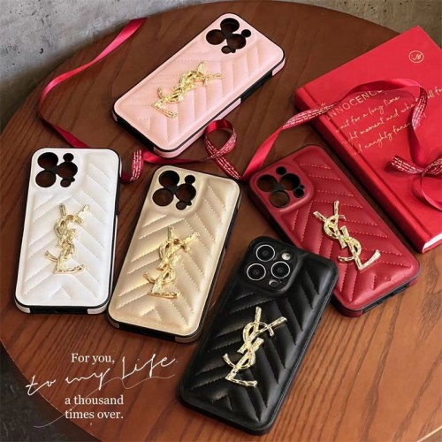 Ysl イヴサンローランiphone16/15/14/13 Pro Maxケースブランドコピーレディース向けiphone16/15/14/13Proケースハイエンドiphone16/15Pro Max/14plusカバー