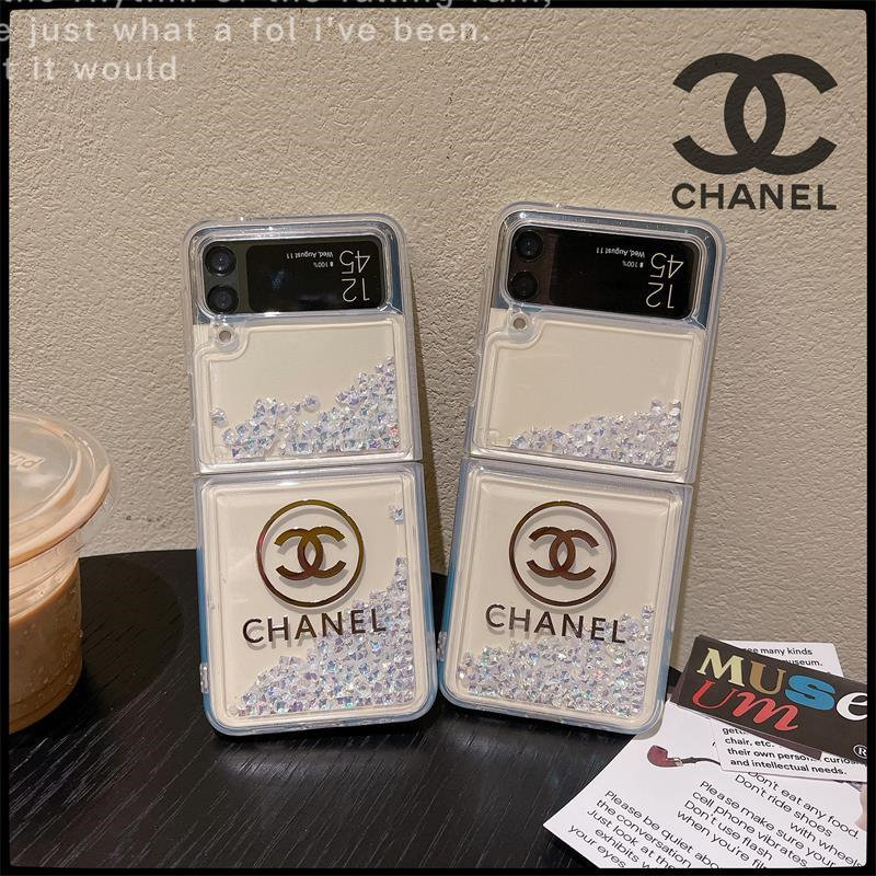 Chanel ギャラクシーgalaxy z flip6 5 4 3スマホケース