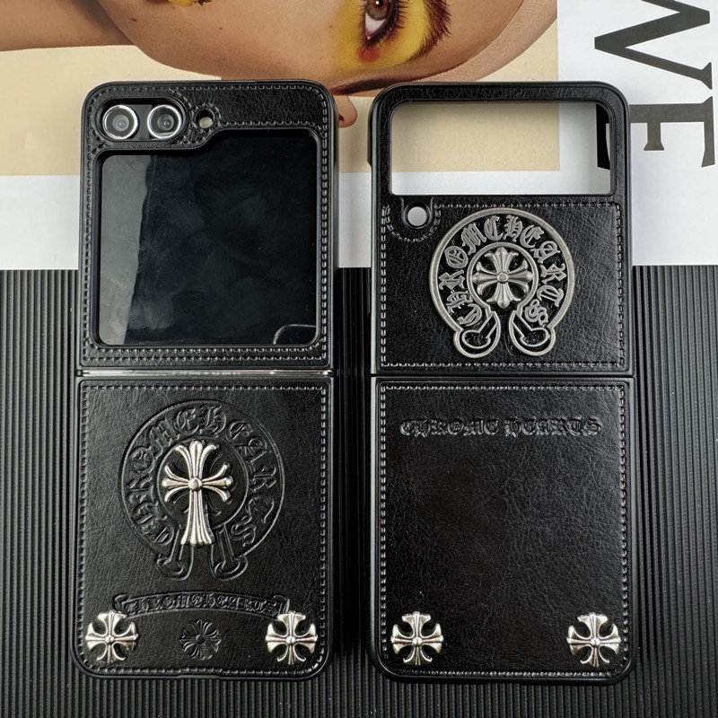 Chrome Hearts ギャラクシーgalaxy z flip6 5 4 3スマホケース